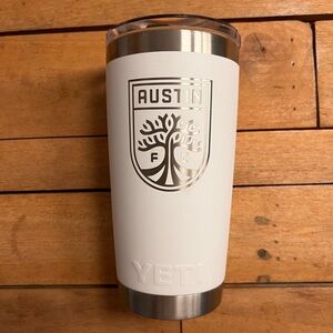 YETI Austin FC Rambler 20 oz Tumbler White